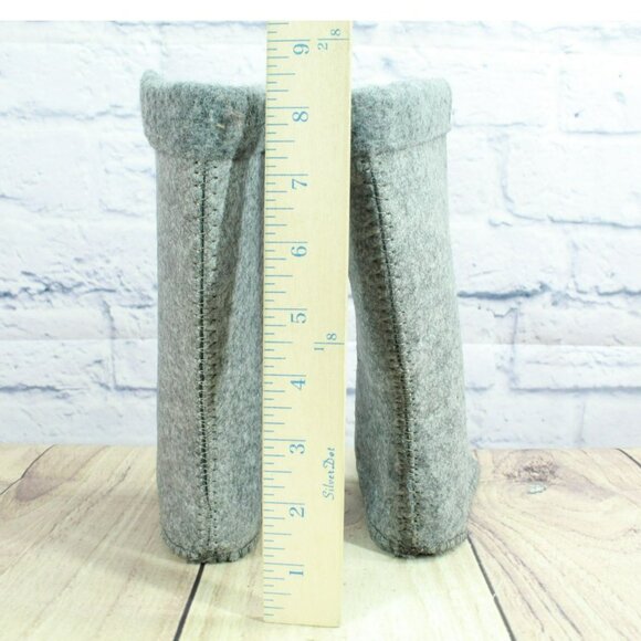 LL Bean Gray Wool Warm Replacement Boot Liner Inserts Size 11 - Picture 6 of 9